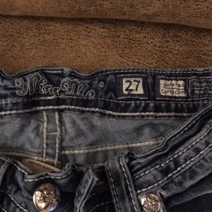 Cuffed Capri Miss me jeans